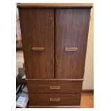 Woodgrain Laminate Armoire Cabinet