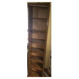 Tall Wooden Bookcase w/ Multiple Shelves