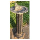 Outdoor Metal & Concrete Sundial