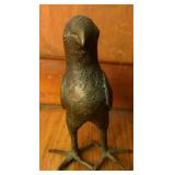 Cast Metal Bird Figurine