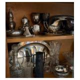 Silverplate and Crystal Table Ware