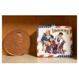 Novelty Penny Bank and 'Back in '76' Lunchbox