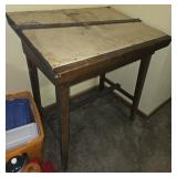 Wooden Drafting Table w/ Tilting Top
