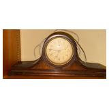 Telechron Electric Mantel Clock in Wood Case
