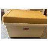 Coleman Cooler w/ Yellow Lid