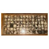 Mineral Specimen Collection in Case