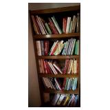 Tall Wooden Bookshelf, Contents Not Included