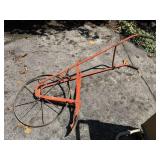 Manual Garden Cultivator w/ Metal Wheel