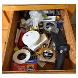 Drawer of Assorted Household Hardware