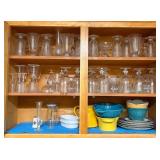 Glassware and Ceramic Dinnerware Set