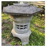 Concrete Japanese Pagoda Garden Lantern