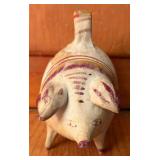 Hand-Painted Mexican Ceramic Piggy Bank