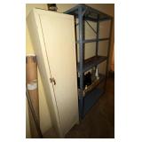 Metal Storage Cabinet & Shelf