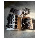 Vtg Engine Block with Parts