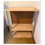 Wood and Metal Storage Shelfï¿½24ï¿½11.5ï¿½31