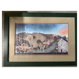 Barbara A. Palmer Folk Art Print w/ COA