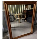 Wood Framed Wall Mirror