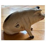 Small Cast Iron Pig Still Bank
