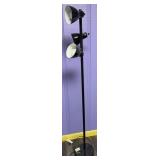 Black 3-Head Adjustable Floor Lamp