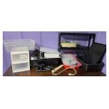 Office Supplies, Chair, Printer, and Storage Mix