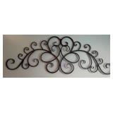 Large Wrought Iron Wall Decor Sculpture