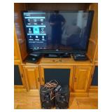 Vizio 42" TV, Sony Blue Ray, LG DVD, Sharp Speake