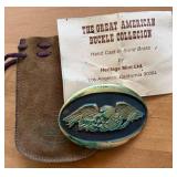 Heritage Mint Solid Brass Eagle Buckle