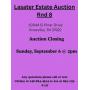 Lasater Estate Auction of Knoxville, TN RD 8