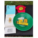 Gold Prospector's Pan, Hat, & More