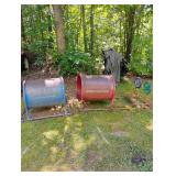 Metal Fire Truck & Caboose Kid's Outdoor Playset