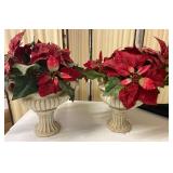 Resin Floral Urns With Cracks