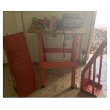 Portable Work Table, Car Ramps & Battery Charger