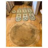 Round Rug, Table Runners, and Placemats Set