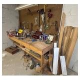 Workshop Contents Including Tools and Scrap Materi