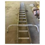 28-Foot Aluminum Extension Ladder with Slight Bow