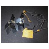 Cadoro Envelope Pendant & 80's Earrings