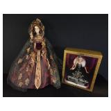 Bob Mackie Porcelain 'Autumn' Doll & Barbie '