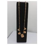 14K Gold 15.5' Egyptian Revival Necklace