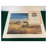 Signed Military Art Print 23.5ï¿½x18.5ï¿½