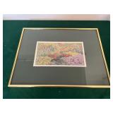 Framed Floral Painting by Liu Street 16ï¿½x12ï¿½