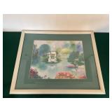 Framed Landscape Painting Print 21.5ï¿½x17.5ï¿½