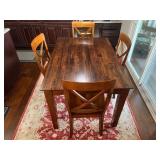 Wood Dining Table With 4 Chairs