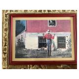Framed Print Signed Homer ï¿½74 24.5ï¿½x18.5ï¿½