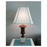 2 Vtg Table Lamps With Shades 35.5ï¿½