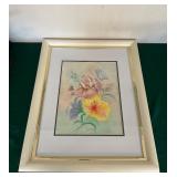 Floral Watercolor by Kay Valkenburg 19.5ï¿½x23.5ï¿½