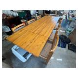 Danish Wood Dining Table and Chairs