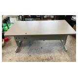 Metal Office Desk With Storage 59.5ï¿½x29.5ï¿½x27ï¿½