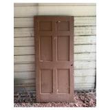 Vtg Wooden Six-Panel Doorï¿½36ï¿½79.5