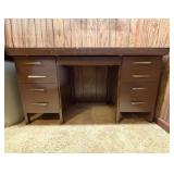 Mid-Century Desk with Drawersï¿½52x22x29