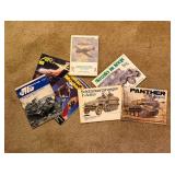 Military Model & Vehicle Books Assortment